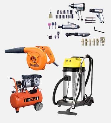 Power tool maintenance and servicing at Coastal Clock, Thrissur Kerala.