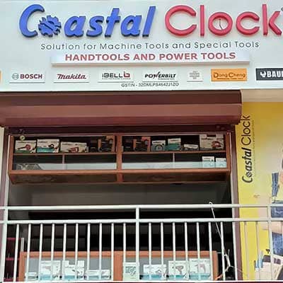 Power tool maintenance and hand tools available at Coastal Clock, Thrissur Kerala.