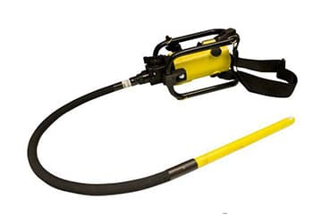 Electric Vibrator - A construction-grade electric vibrator for settling concrete.